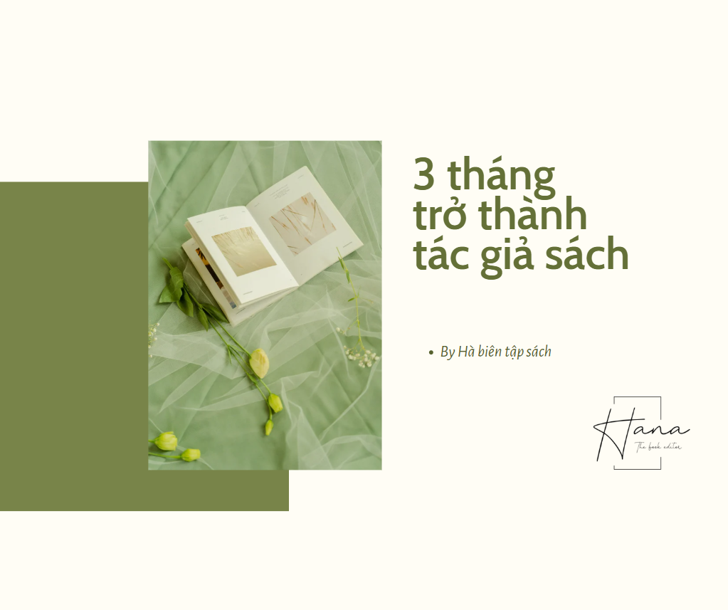 3 tháng trở thành tác giả sách